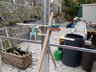 Einbau: Torflügel verbinden Einbau: Torflügel verbinden